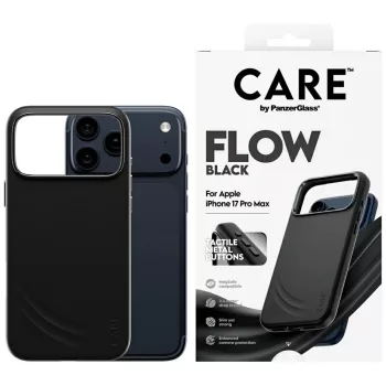   CARE by PanzerGlass Feature FLOW MagSafe iPhone 17 Pro Max tok, fekete
