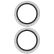 PanzerGlass Hoops Glitter Tempered glass lens protector iPhone 17 / 16 / 16 Plus kameravédő, ezüst
