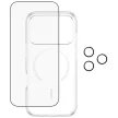 CARE by PanzerGlass Flagship Explorer 3in1 Case + Glass + Lens Protection Kit iPhone 17 Pro, átlátszó