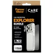 CARE by PanzerGlass Flagship Explorer 3in1 Case + Glass + Lens Protection Kit iPhone 17 Pro, átlátszó