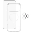 CARE by PanzerGlass Flagship Explorer 3in1 Case + Glass + Lens Protection Kit iPhone 17 Pro Max, átlátszó