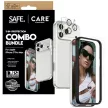 CARE by PanzerGlass Ftok, szürkeionable Combo 3in1 Case + Glass + Lens iPhone 17 Pro Max tok, átlátszó