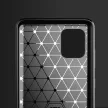 Carbon Case Flexible Samsung Galaxy Note 10 Lite hátlap, tok, sötétkék