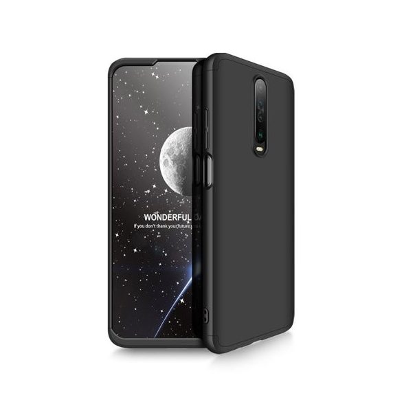 Full Body Case 360 Xiaomi Redmi K30 hátlap, tok, fekete