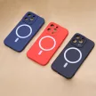 Silicon Mag Case MagSafe hátlap, tok iPhone 14 Pro 6,1", piros