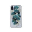 Gold Glam Case iPhone 15 Pro 6,1" leaves hátlap, tok, mintás