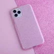 Glitter 3in1 Case hátlap, tok iPhone 12/12 Pro 6,1", rózsaszín