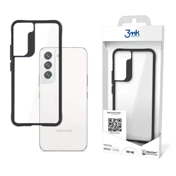   3MK SatinArmor + tok Samsung Galaxy S22 Military Grade ütésálló tok, átlátszó