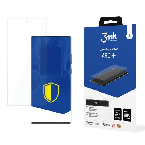 3MK fólia ARC+ FS Samsung Galaxy S22 Ultra fólia Fullscreen teljes képernyős fólia, átlátszó