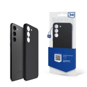 3MK Szilikon tok Samsung Galaxy S23 Plus, fekete