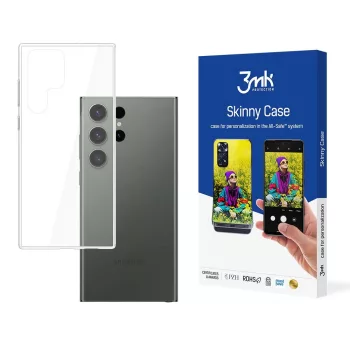   3MK All-Safe Skinny Case Samsung Galaxy S23 Ultra hátlap, tok, átlátszó
