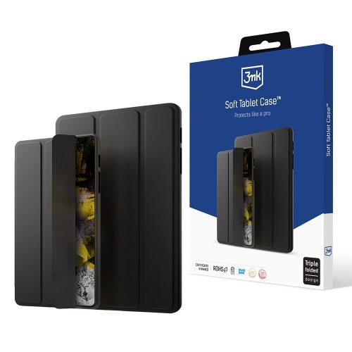 3MK smart tok iPad Mini 8.3" 6 gen, fekete