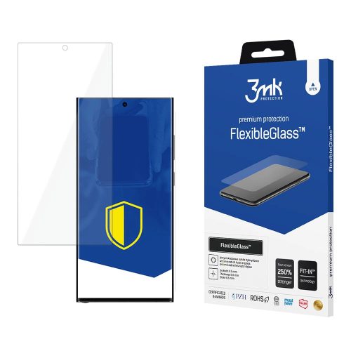 3MK FlexibleGlass™ Samsung Galaxy S24 Ultra hibrid üvegfólia, átlátszó