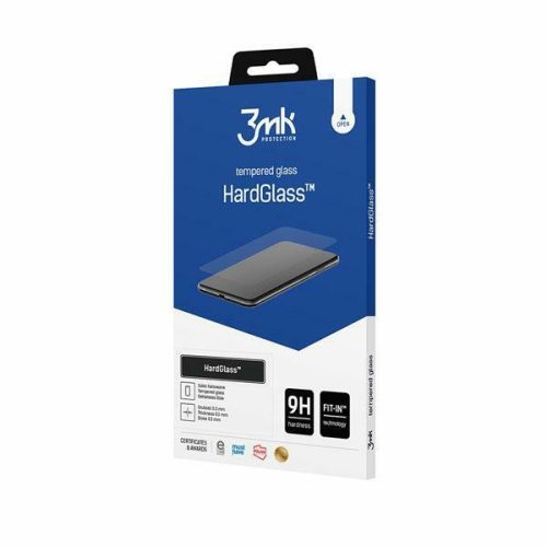 3MK HardGlass iPad Air 4/5 gen teljes képernyős ujjlenyomamentes edzett üvegfólia, fekete