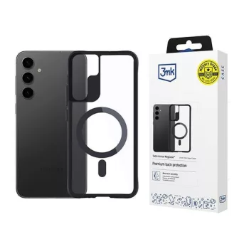   3MK Satin Armor MagCase Samsung Galaxy S24 Plus S926 tok, átlátszó-fekete 