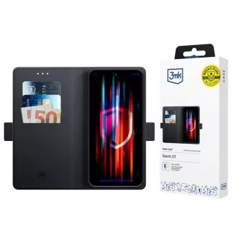3mk Wallet Case for Xiaomi 13T - tok, fekete