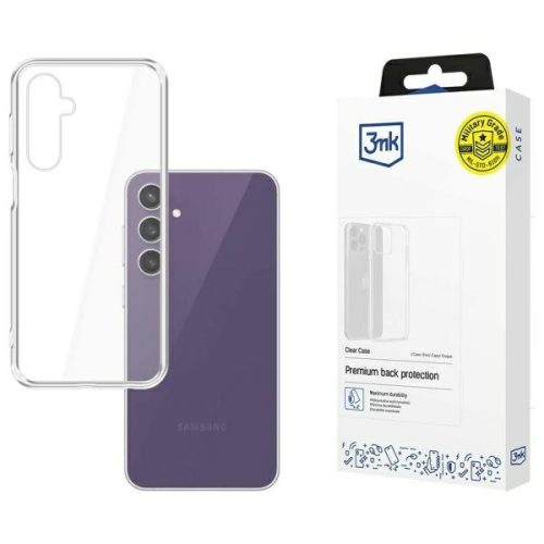 3MK Clear Case Samsung Galaxy S24 FE tok, átlátszó