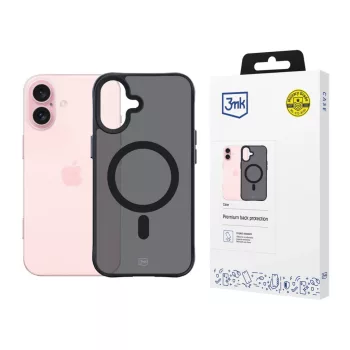   3mk Smoke MagCase with MagSafe iPhone 16 tok, semi-átlátszó