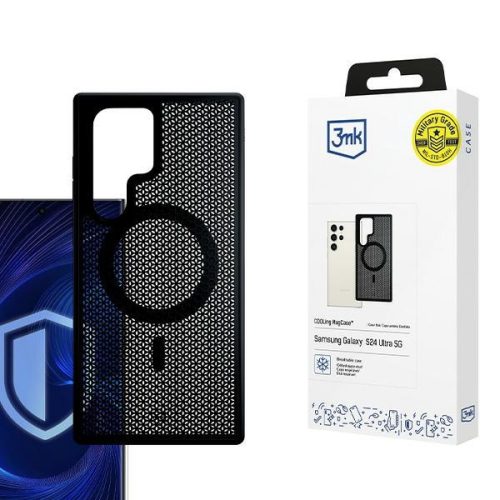3MK COOLing MagCase Sam S24 Ultra tok, fekete