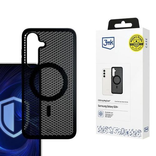 3MK COOLing MagCase Sam S24 Plus tok, fekete