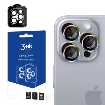   3mk Lens Protection Pro Camera Cover kamera lencse védő edzett üveg iPhone 16 Pro /16 Pro Max, színes