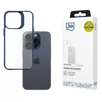 3MK Satin Armor Case+ iPhone 15 Pro tok, kék