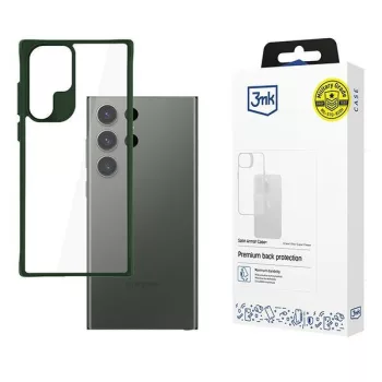 3MK Satin Armor Case+ Samsung Galaxy S24 Ultra tok, zöld