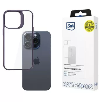 3MK Satin Armor Case+ iPhone 15 Pro tok, lila