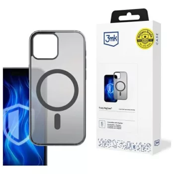 3MK Frosty MagCase iPhone 14 6.1" tok, fekete