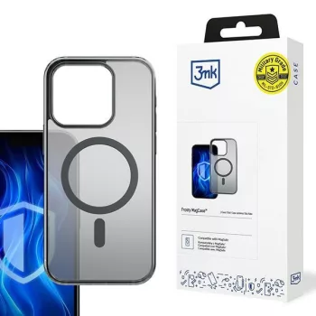 3MK Frosty MagCase iPhone 14 Pro Max tok, fekete