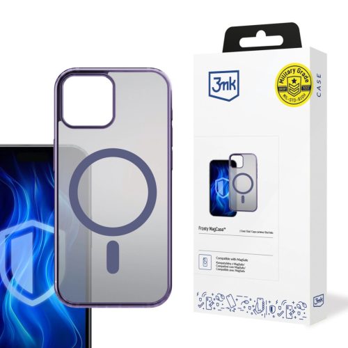 3mk Frosty MagCase tok, lila Apple iPhone 14 Plus tok, lila