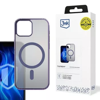 3MK Frosty MagCase iPhone 15 Plus tok, lila