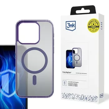3MK Frosty MagCase iPhone 15 Pro tok, lila