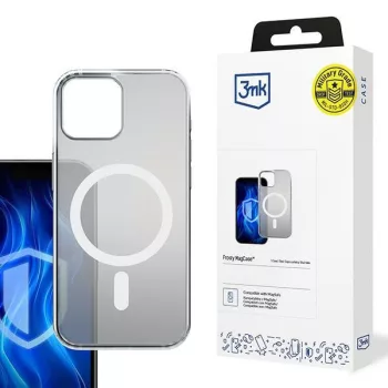 3MK Frosty MagCase iPhone 15 Plus tok, fehér