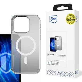 3MK Frosty MagCase iPhone 15 Pro Max tok, fehér