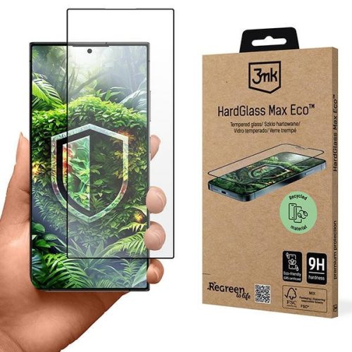 3MK HardGlass Max Eco Samsung Galaxy S24 Ultra GRS CU 1304127 edzett üvegfólia