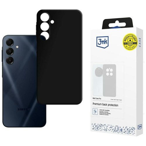 3MK Matt Case Pro Samsung Galaxy A16 tok, fekete