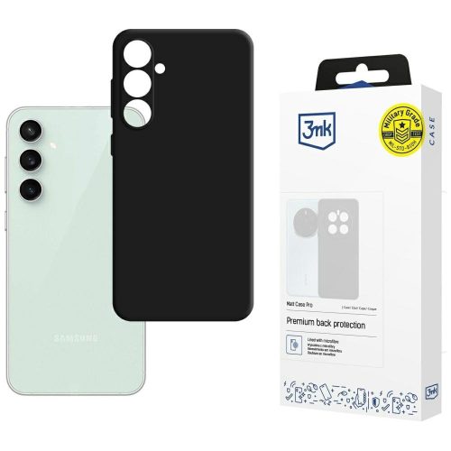 3MK Matt Case Pro Samsung Galaxy S23 FE tok, fekete
