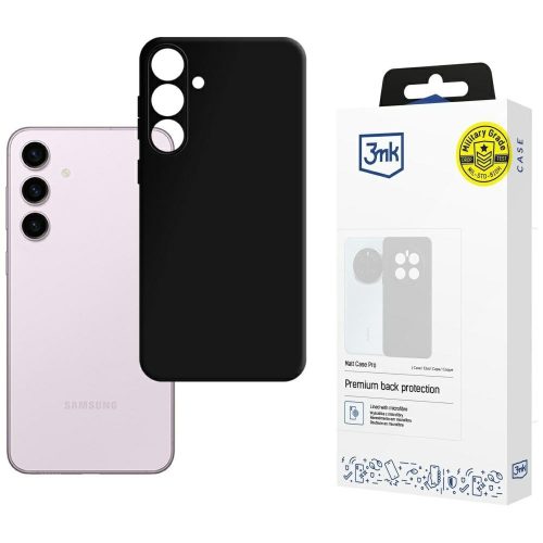 3MK Matt Case Pro Samsung Galaxy S24 tok, fekete