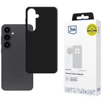 3MK Matt Case Pro Samsung Galaxy S25 tok, fekete