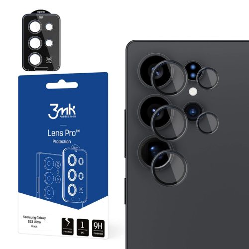 3MK Lens Protection Pro Black Samsung Galaxy S25 Ultra kameravédő