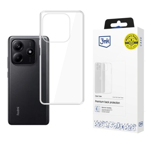 3mk Clear Case for Xiaomi Redmi Note 14 5G - tok, átlátszó