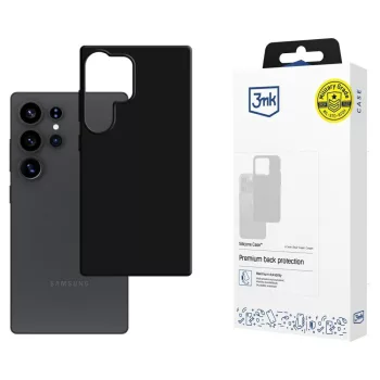 3MK Silicone Case Samsung Galaxy S25 Ultra tok, fekete