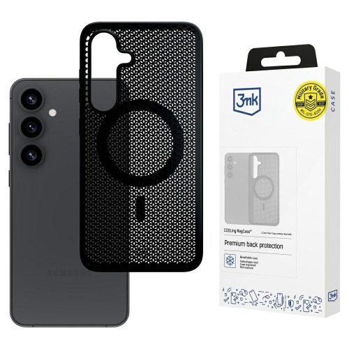3MK COOLing MagCase Samsung Galaxy S25 Plus tok, fekete