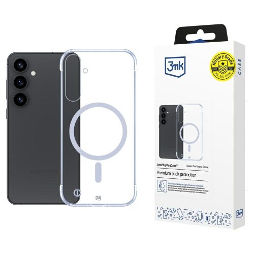 3MK Just20g MagCase Samsung Galaxy S25 Plus tok, átlátszó
