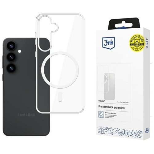 3MK MagCase Samsung Galaxy S25 tok, átlátszó