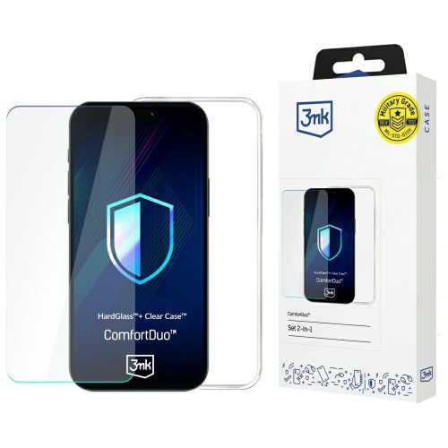 3MK Comfort Duo Samsung Galaxy A36/A56 tok és edzett üvegfólia, átlátszó