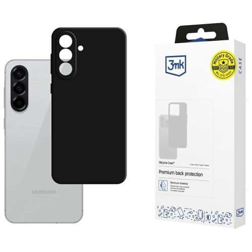 3MK Silicone Case Samsung Galaxy A56 5G tok, fekete