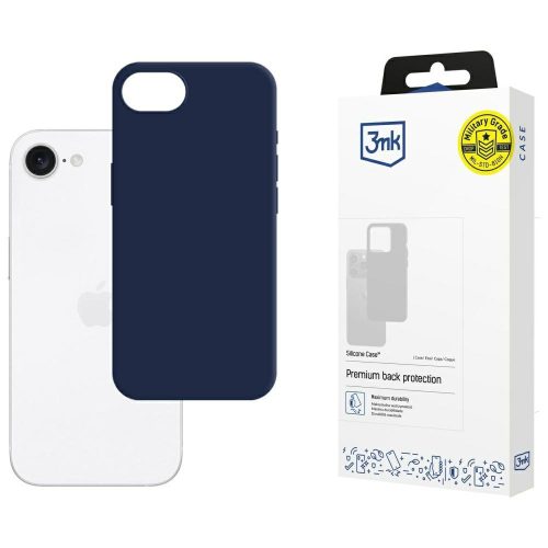 3MK Silicone Case Apple iPhone    16e tok, kék
