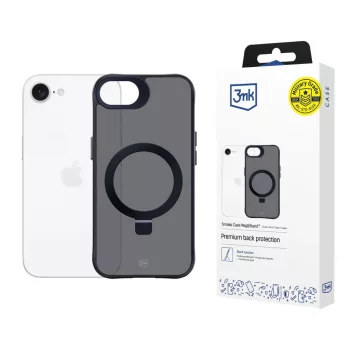 3mk Smoke Case Mag&Stand Apple iPhone 16E tok, fekete
